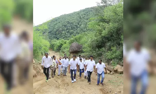 Vellore Collector treks Alleri Hills to check on welfare of tribal residents
