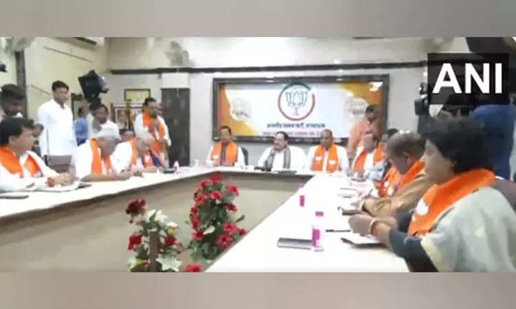 Nadda chairs core committee meeting of Rajasthan party leaders in Jaipur