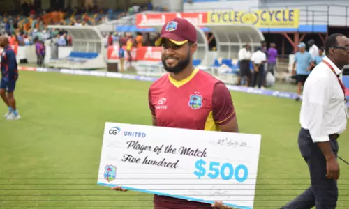 2nd ODI: Bowlers, Hope help Windies beat India by six wickets, level series 1-1