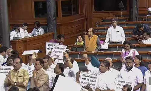 LS adjourned till 2 pm amid Oppn protest over Manipur