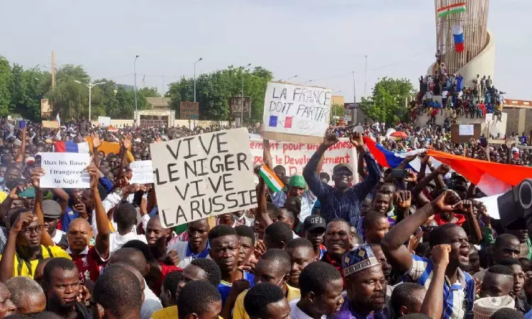 West Africa threatens force on Niger coup leaders, French embassy attacked West Africa threatens force on Niger coup leaders, French embassy attacked