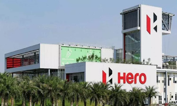 Raids’ effect: Hero MotoCorp shares tumble over 3 pc Raids’ effect: Hero MotoCorp shares tumble over 3 pc