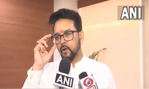 Opposition leaders politicising Manipur issue: Anurag Thakur