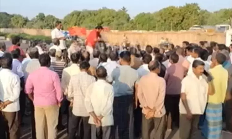 NLCIL writes to Cuddalore dist police to shift striking contract workers to another place