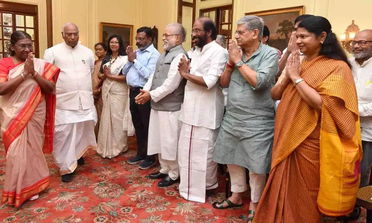 Situation has reached critical point...: INDIA floor leaders meet Murmu