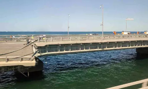 Russian tanker hit by sea drone near Crimea Bridge