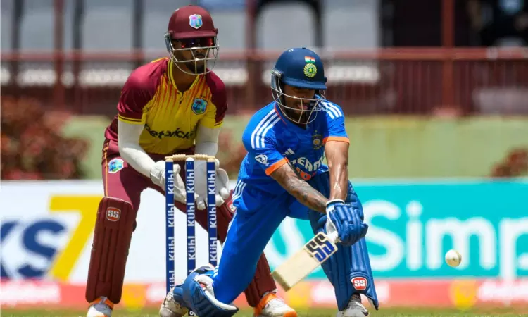 India score 152/7 against West Indies in second T20I