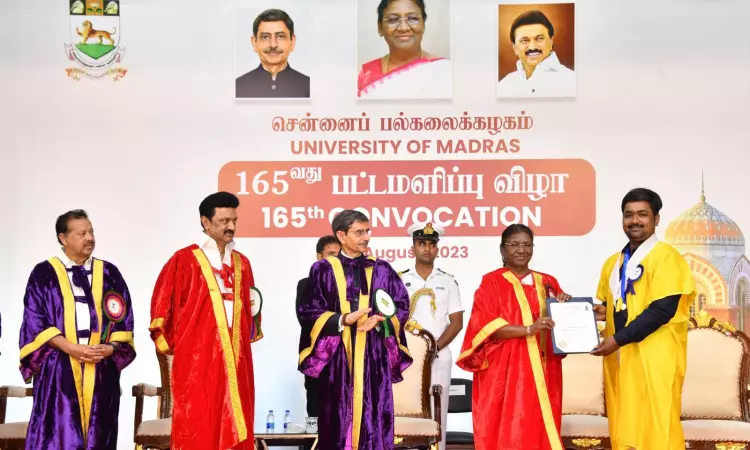 Dont let anxiety engulf you: Prez Murmu tells Madras University students Dont let anxiety engulf you: Prez Murmu tells Madras University students