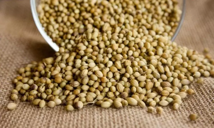 Coriander futures decline on low demand