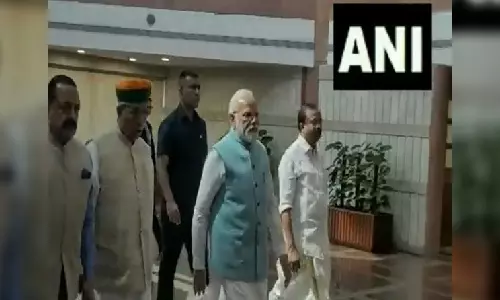 BJP holds Parl Party meeting ahead of No Confidence motion against Modis govt in LS