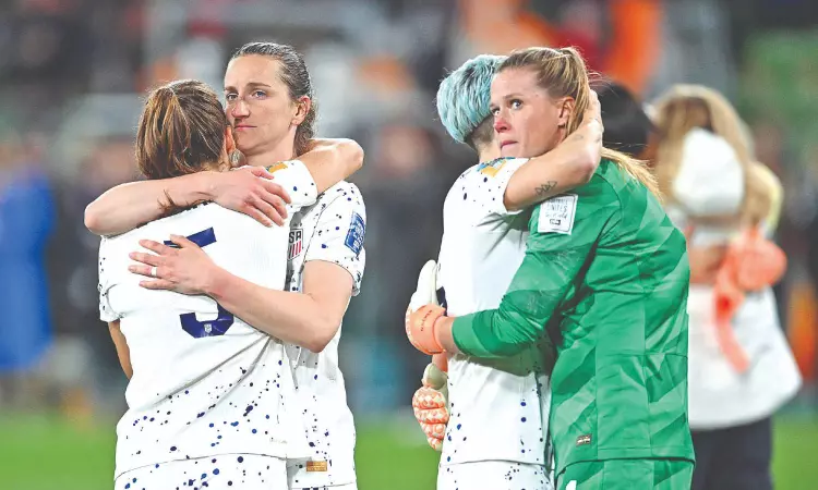 USA women’s football team down and out Down Under