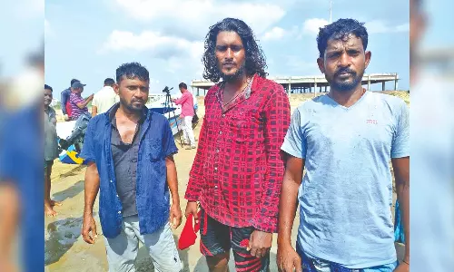 Lankan fishers rescued, brought to Vedaranyam