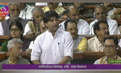 Opposition only cares about their stature:Scindia in Lok Sabha