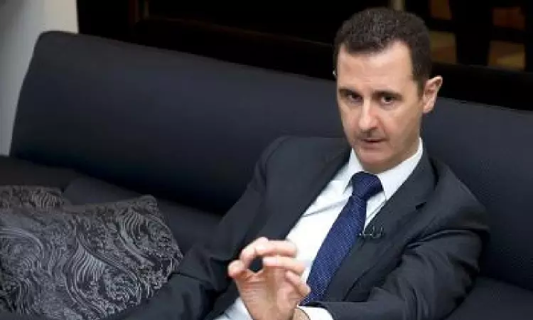 Assad blames terrorism for destruction in Syria
