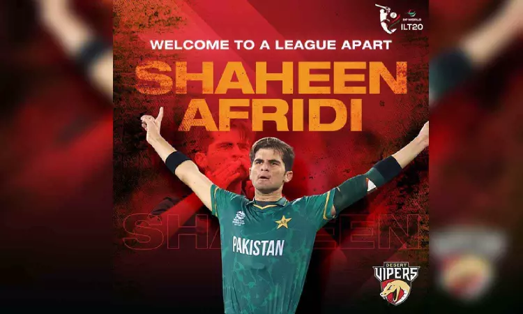 Desert Vipers sign Shaheen Shah Afridi for ILT20 Season 2 Desert Vipers sign Shaheen Shah Afridi for ILT20 Season 2