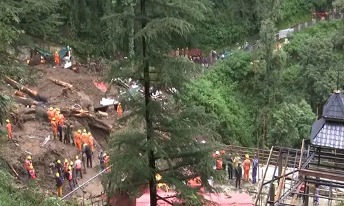 Massive landslide damages over 120-year-old railway track in Shimla