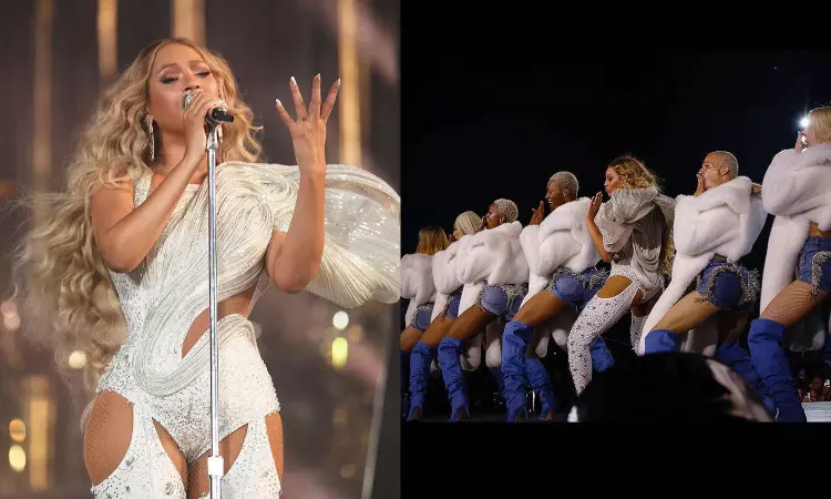 Beyonce dons Gaurav Guptas outfit during Renaissance world tour Beyonce dons Gaurav Guptas outfit during Renaissance world tour