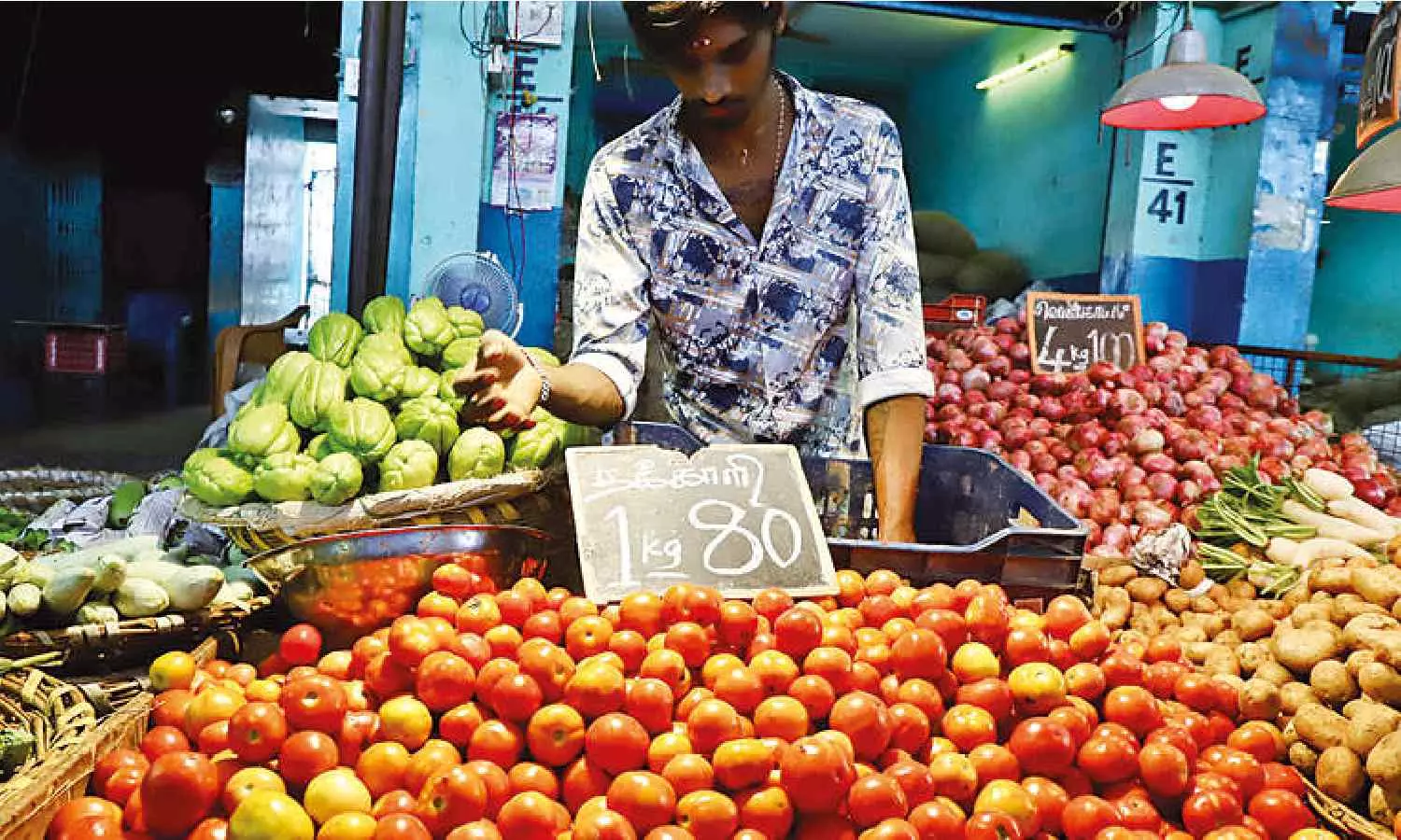 Koyambedu market website to list prices