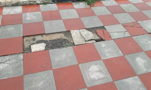 Rectify damage to pavement in park, urge residents of Ambattur