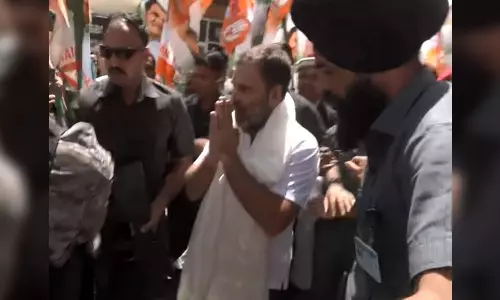 Rahul Gandhi arrives in Leh for two-day visit