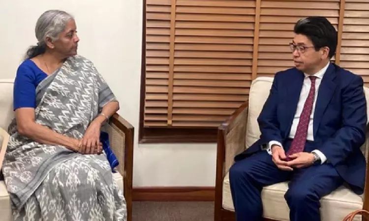 Sitharaman meets JBIC governor, seeks greater investments for India
