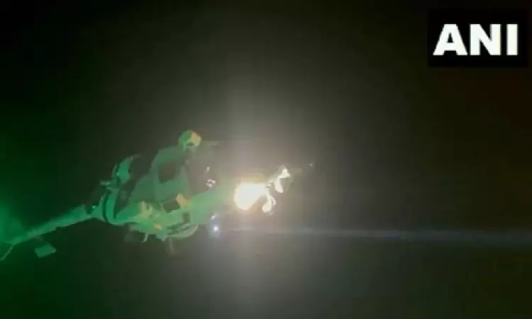 Indian Coast Guard pulls off daring operation, evacuates Chinese national Indian Coast Guard pulls off daring operation, evacuates Chinese national