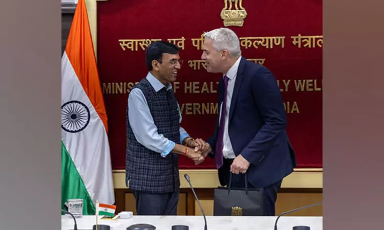Mandaviya meets UK counterpart on sidelines of G20 Health Ministers meeting