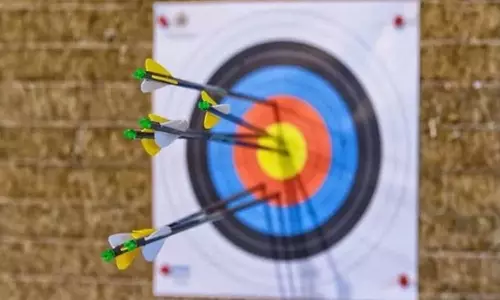 Grand double for India, bag mens and womens team compound gold medals