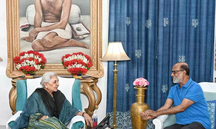 Rajini pays visit to UP Guv ahead of Jailer screening