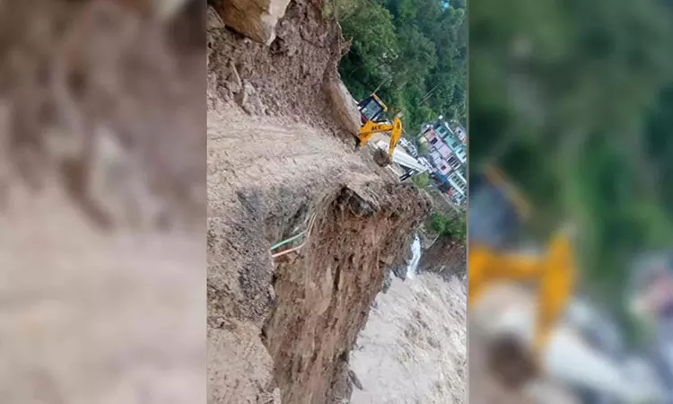 Uttarakhand: Parts of Karnaprayag-Gwaldam National Highway washed away