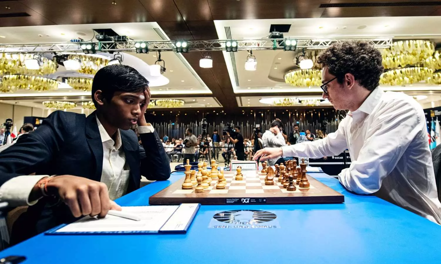 WC: Praggnanandhaa holds Caruana to draw in 2nd game