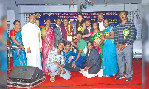 Monfort Academy in Santhome celebrates 58th annual sports day