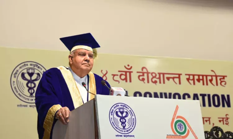 No substitute for AIIMS in India: Vice Prez Dhankhar