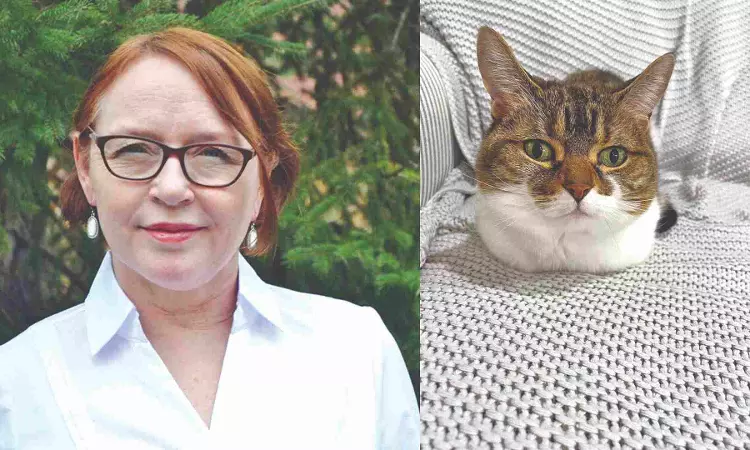 BOOKSMART: Author Shari Lapena believes in the feline mystique