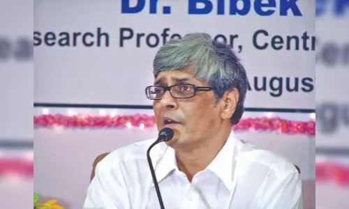 Govt losing revenue due to GST: EAC chief Debroy Govt losing revenue due to GST: EAC chief Debroy