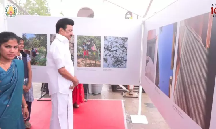 Stalin takes part in the 384th Chennai Day celebrations in Ripon Building