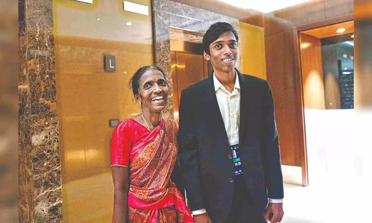 Praggu’s mother deserves all credit: Rameshbabu Praggu’s mother deserves all credit: Rameshbabu