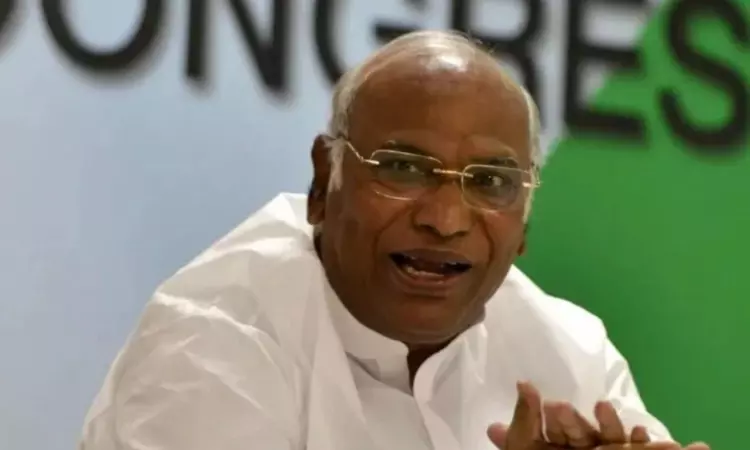 Kharge slams KCR govt over suicide by Dalit man in Telangana