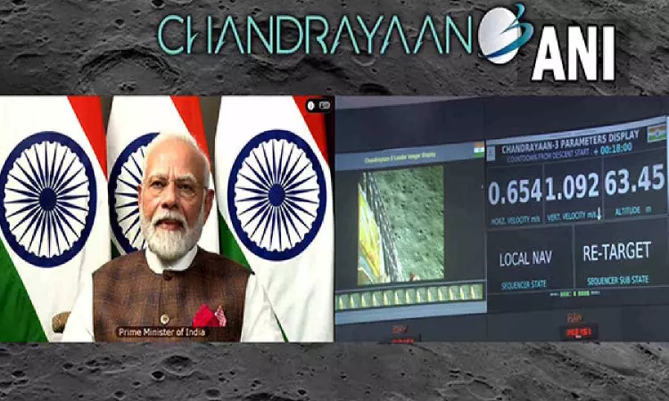 India is now on the moon…historic day for countrys space sector: PM Modi