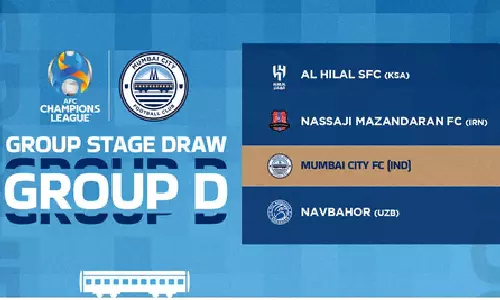Mumbai City clubbed with Al Hilal, Nassaji, Navbahor in AFC Champions League