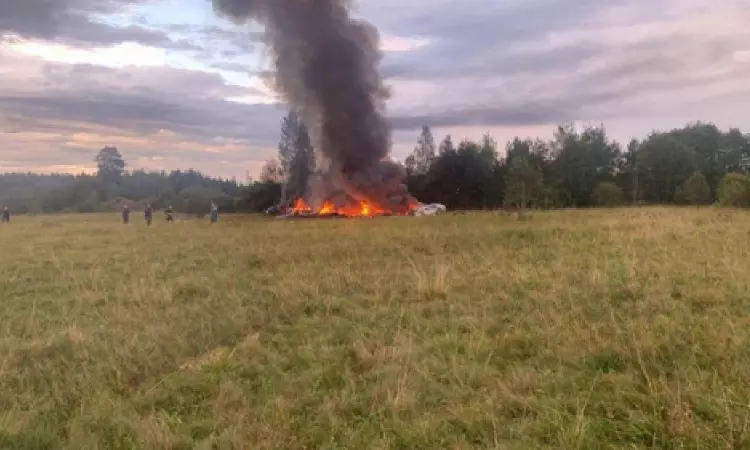 Wagner chief Prigozhin feared dead in plane crash