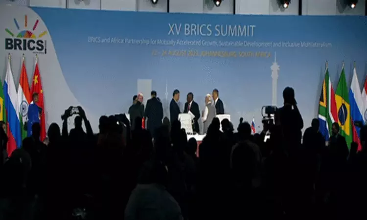 PM Modi, Xi Jinping shake hands, greet each other at BRICS