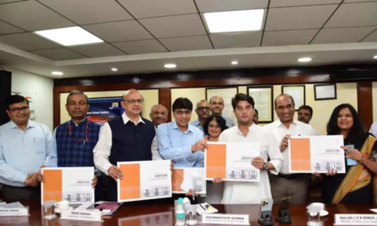 Scindia unveils book on airport architecture