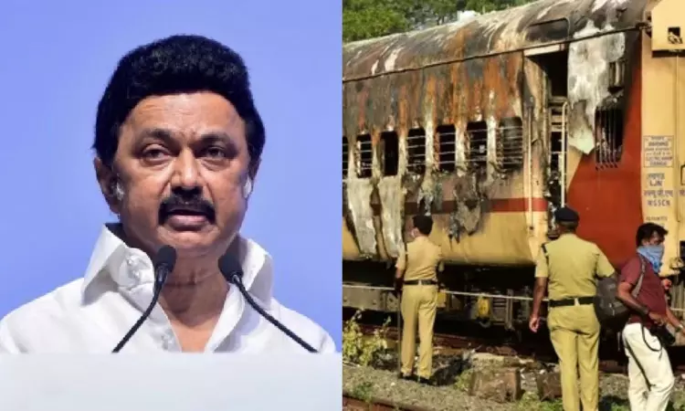 Stalin announces solatium to Madurai train fire accident victims