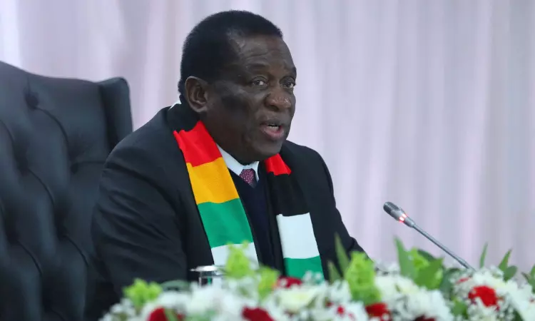 Zimbabwean president Mnangagwa re-elected
