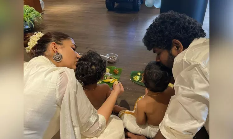 Wikki-Nayan twins Onam debut wins internet Wikki-Nayan twins Onam debut wins internet