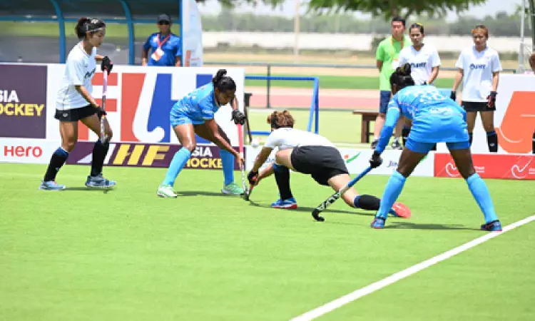 India overcome Thailand 5-4 in Women’s Asian Hockey 5s World Cup Qualifier India overcome Thailand 5-4 in Women’s Asian Hockey 5s World Cup Qualifier