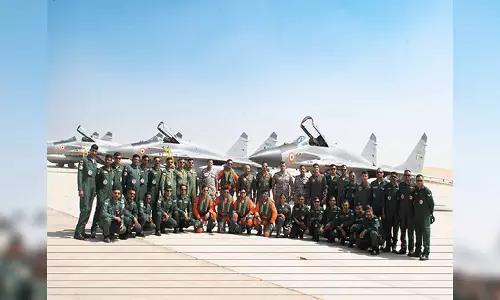 IAF contingent to participate in Multilateral tri-service exercise