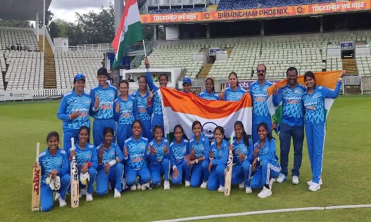 Indian women blind cricket teams gold triumph in IBSA World Games