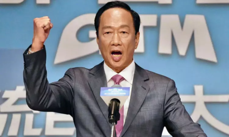 Foxconn founder Terry Gou announces bid for Taiwan’s presidency